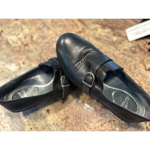 Dansko Black Women’s Size US 9 1/2  EU 40 Black Slip On Comfort Shoe Great Cond
